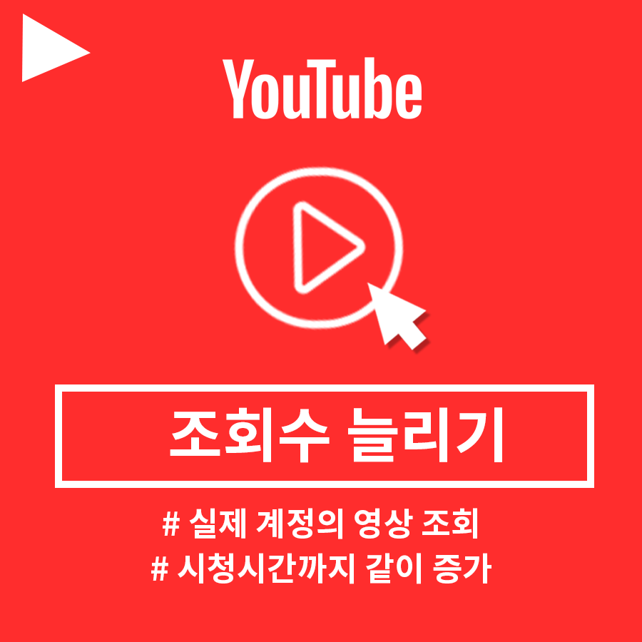 유튜브 조회수 (일반)